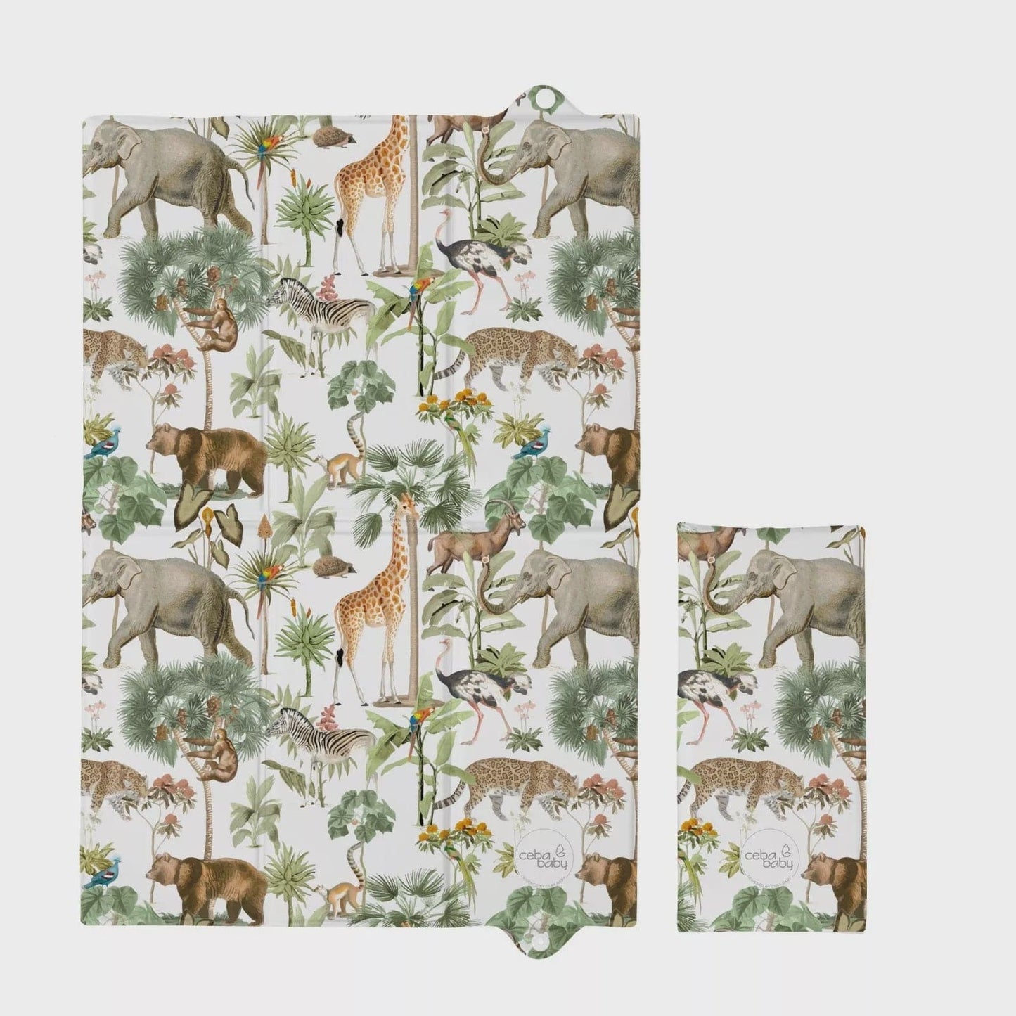 Deluxe Folding Travel Changing Mat - Jungle General Ceba Baby