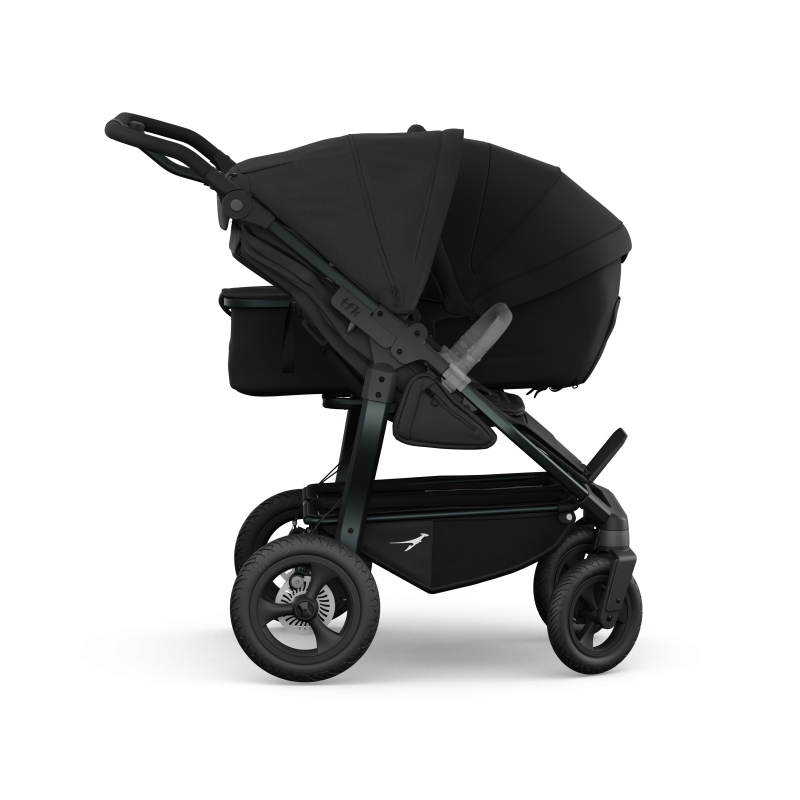 TFK Duo Twin & Sibling Pram – Black | 2026 Combi Seat Version