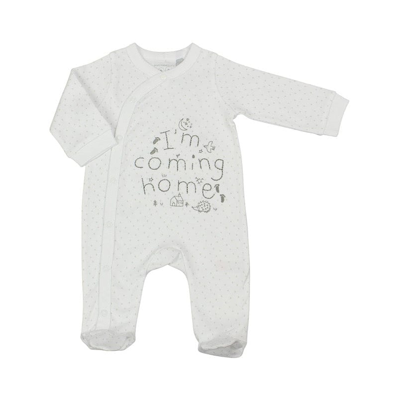 I'm Coming Home Baby Grow Watch Me Grow