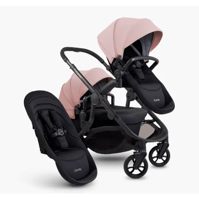 iCandy Orange 4 Double Pushchair Bundle - Rose Pink iCandy