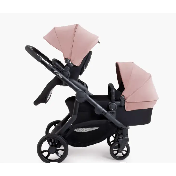 iCandy Orange 4 Double Pushchair Bundle - Rose Pink iCandy