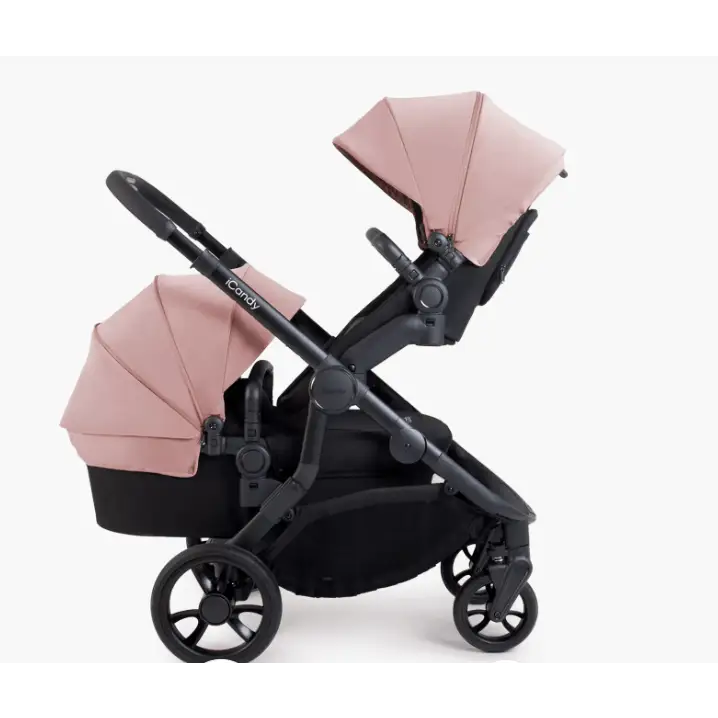 iCandy Orange 4 Double Pushchair Bundle - Rose Pink iCandy