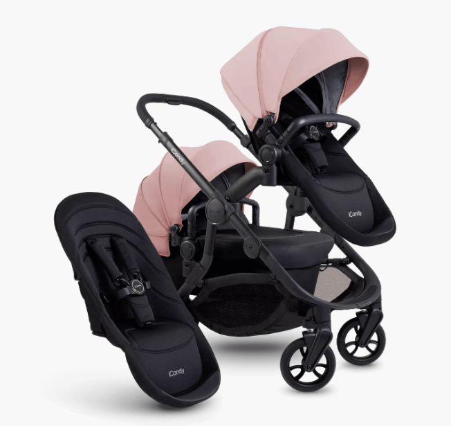 iCandy Orange 4 Double Pushchair Bundle - Rose Pink iCandy