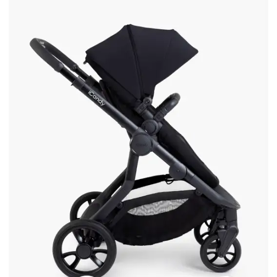 iCandy Orange 4 Single Pushchair Bundle - Jet Black iCandy