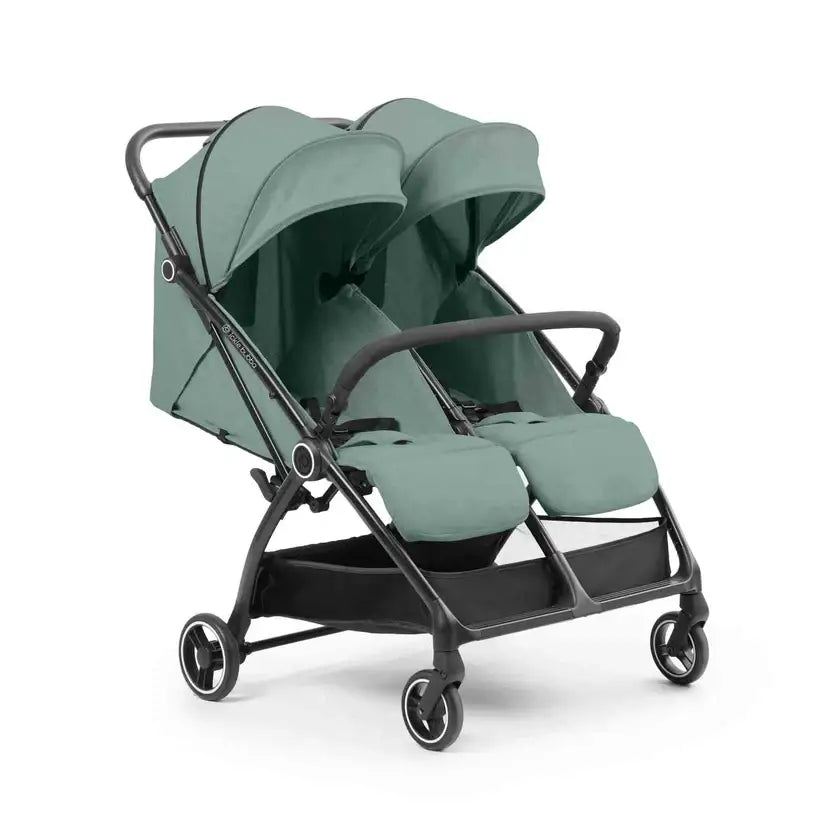 Ickle Bubba Aries Auto Fold Double Stroller – Sage Green