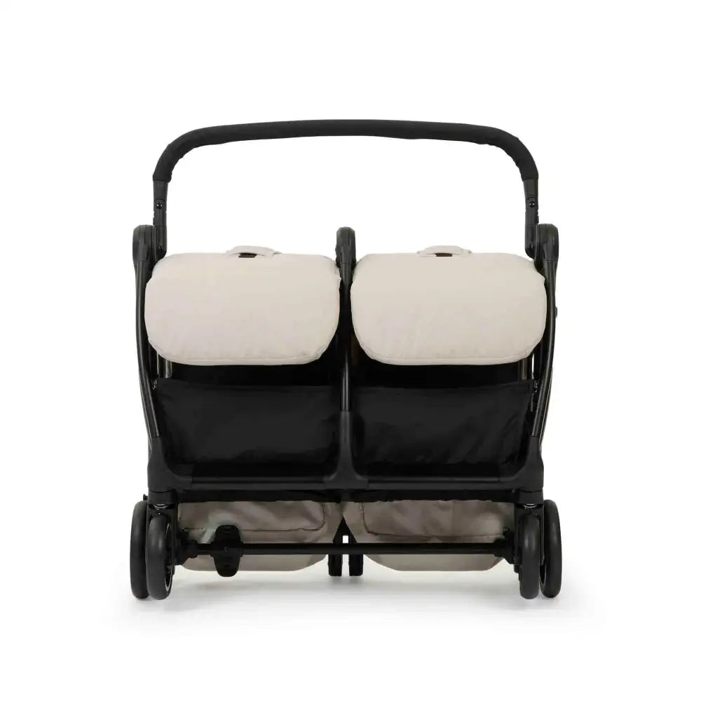 Ickle Bubba Aries Auto Fold Double Stroller – Stone