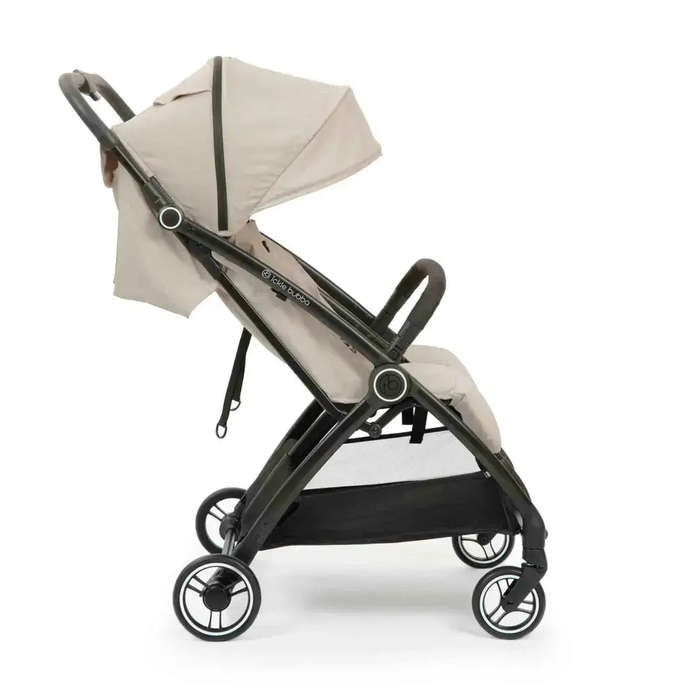 Ickle Bubba Aries Auto Fold Double Stroller – Stone