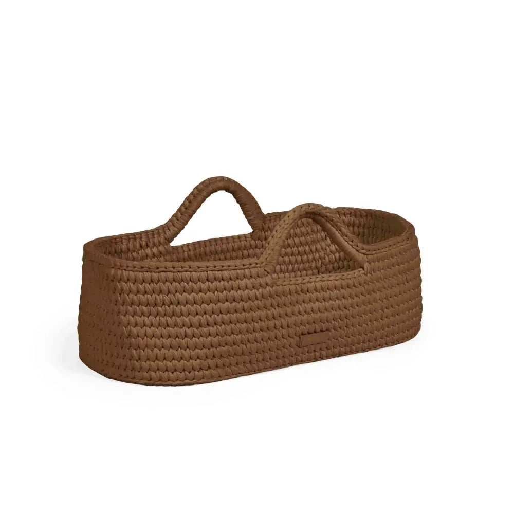 Ickle Bubba Nova Moses Basket & Stand - Mocha Brown