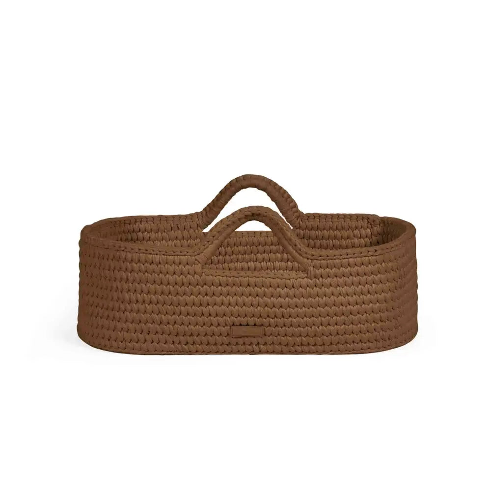 Ickle Bubba Nova Moses Basket & Stand - Mocha Brown