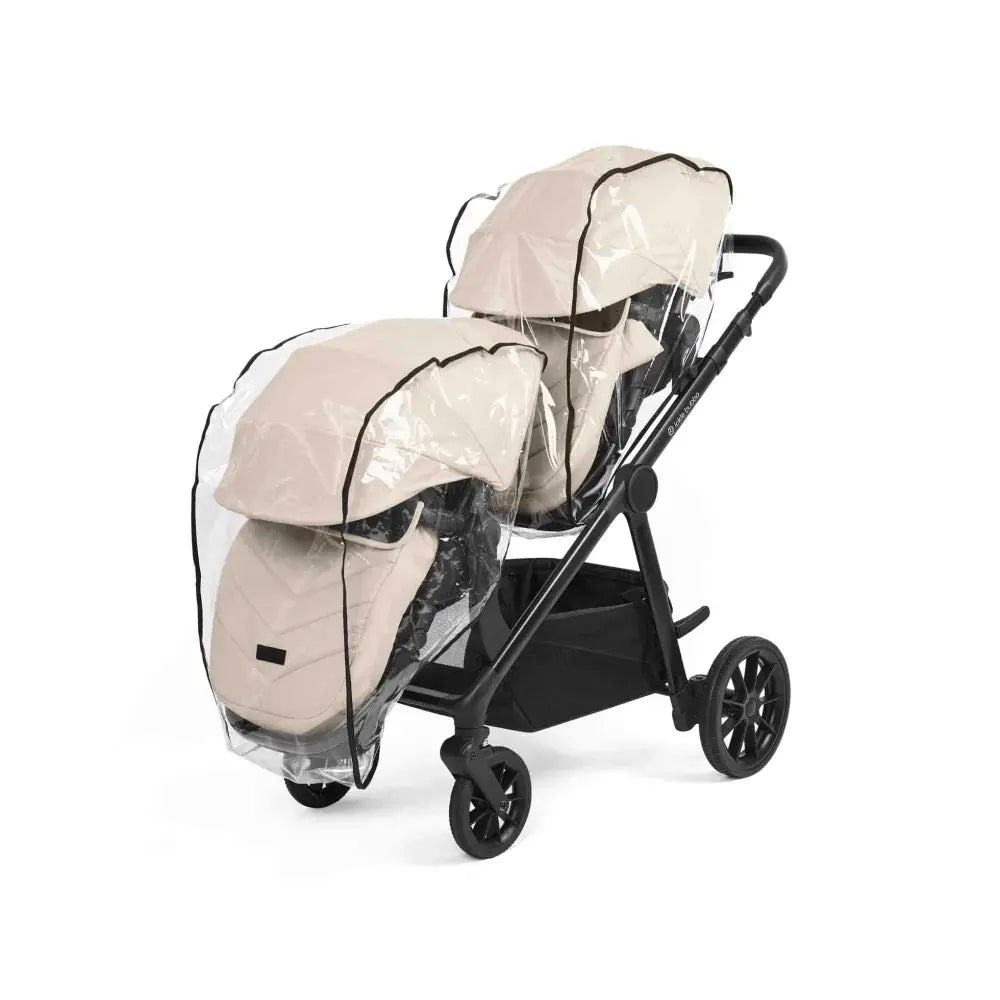 Ickle Bubba Virgo Growing Family 14 Piece Travel System with i-Size Nimbus Car Seat & Spin ISOFIX Base - Stone