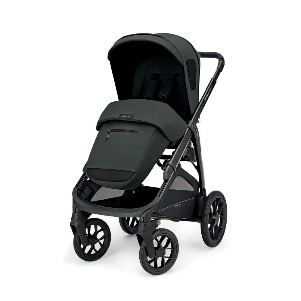 Inglesina Aptica XT 3-in-1 Travel System – Magnet Grey | Lie-Flat Car Seat & 360° Base General Inglesina