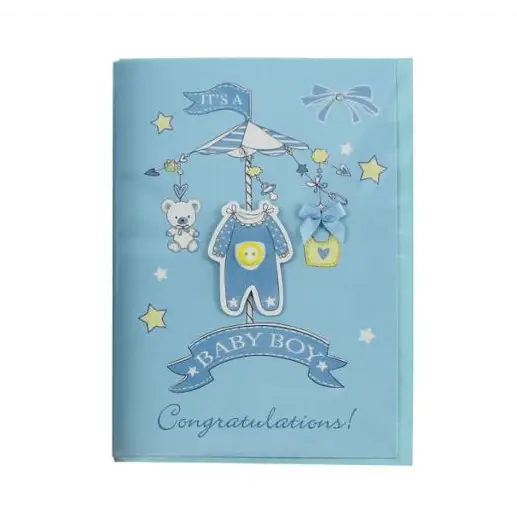 It's a Baby Boy Card General Not specified