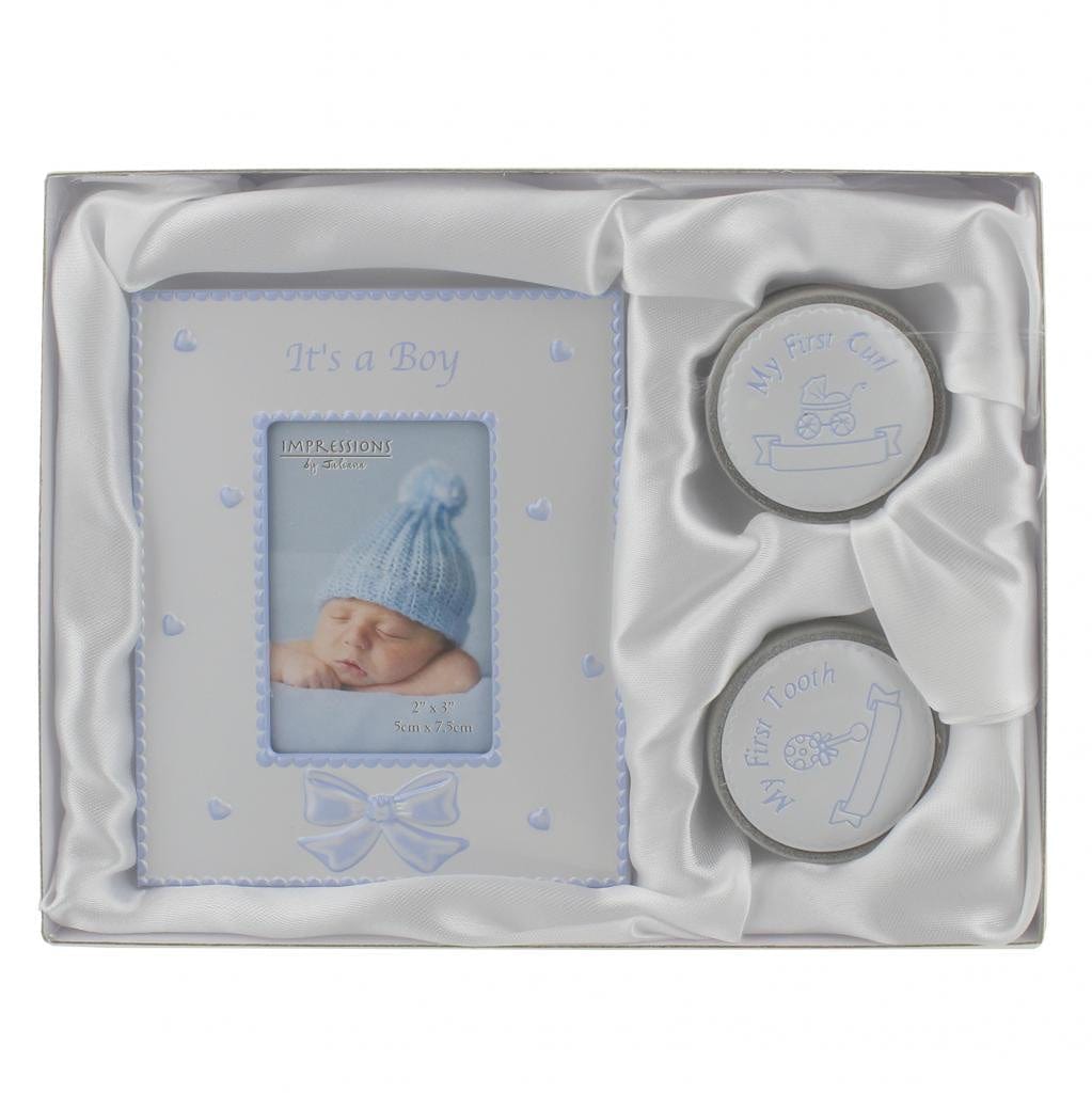It's a Boy First Enamel Tooth, Curl and Frame General Celebration's