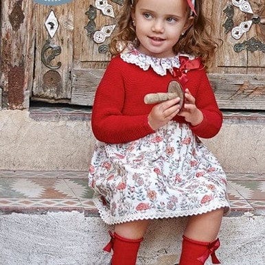 Girls fashion red dress uk