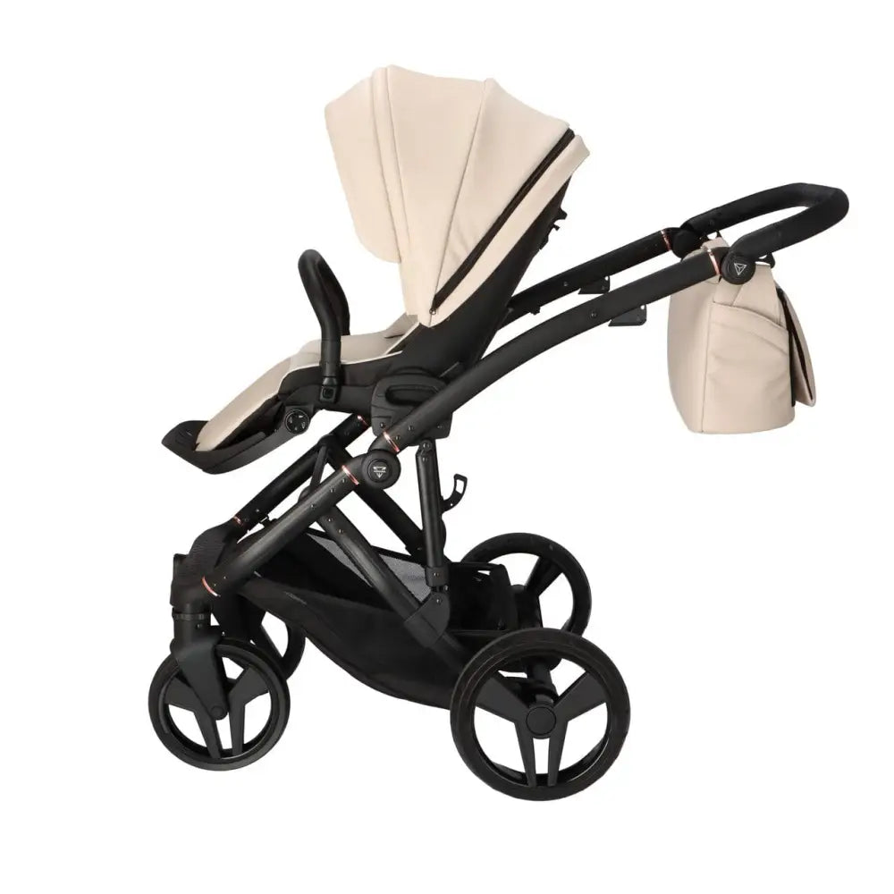Junama Classic Beige Pram – 3 in 1 Luxury Travel System Junama