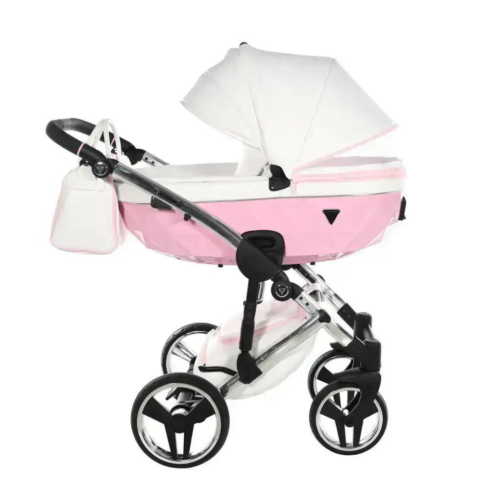 Junama Diamond 2 in 1 Pram - Candy Pink Junama