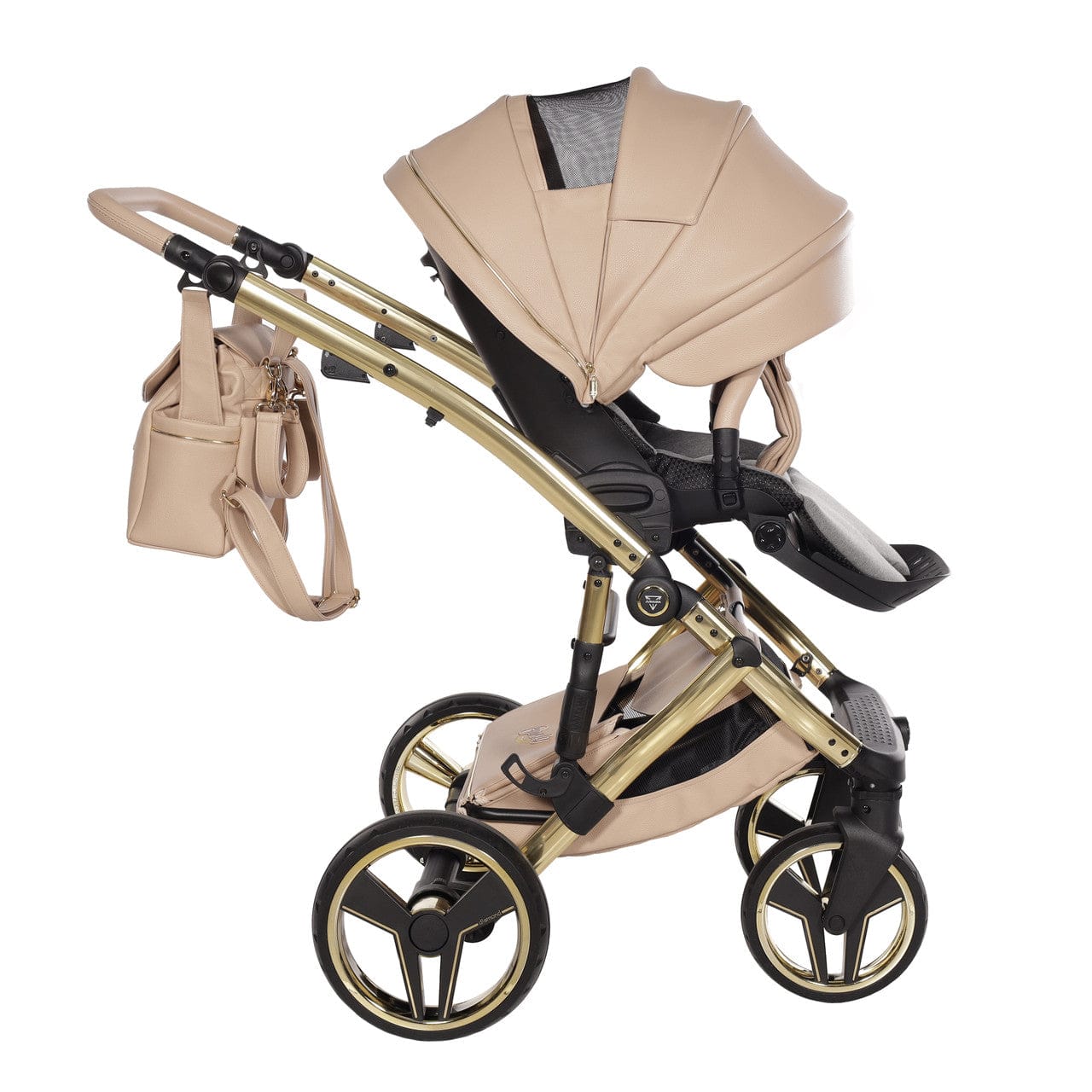 Junama Diamond 4 in 1 Travel System with Isofix Base - Premium Beige Junama
