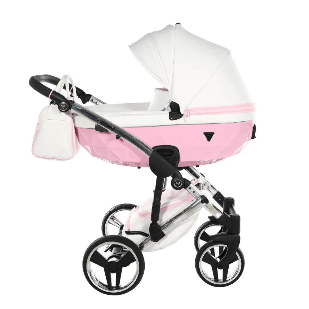 Junama Diamond 3 in 1 Travel System with Isofix Base - Candy Pink Junama