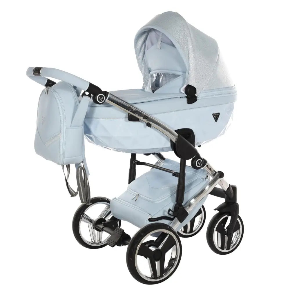 Junama Diamond Dolce 2 in 1 Pram - Blue Junama
