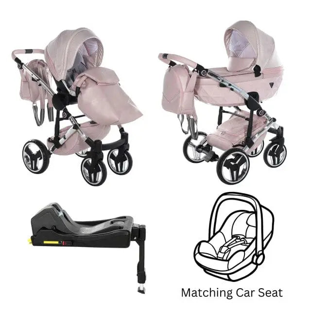 Junama Diamond Dolce 4 in 1 Travel System - Pink Junama