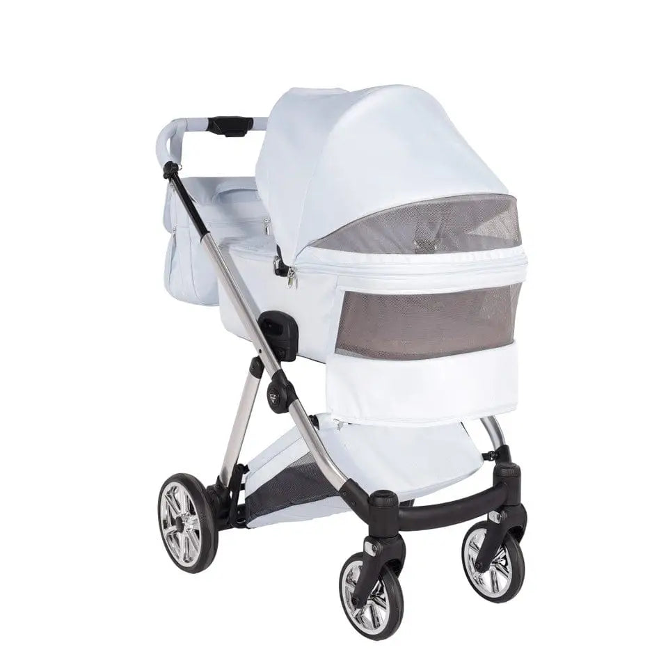 Junama Elegant Lamé Blue 2 in 1 Pushchair Junama