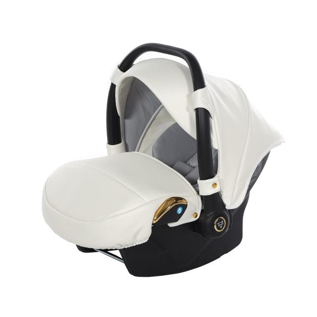 Junama Diamond 4 in 1 Travel System with Isofix - Flou Individual White & Gold Junama