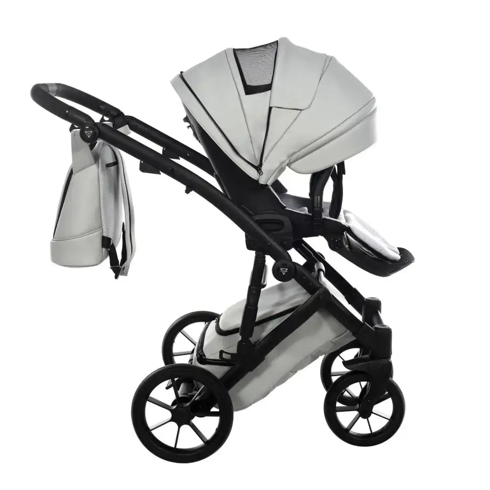 Junama Space Eco Leatherette 3 in 1 Pram - Grey Junama