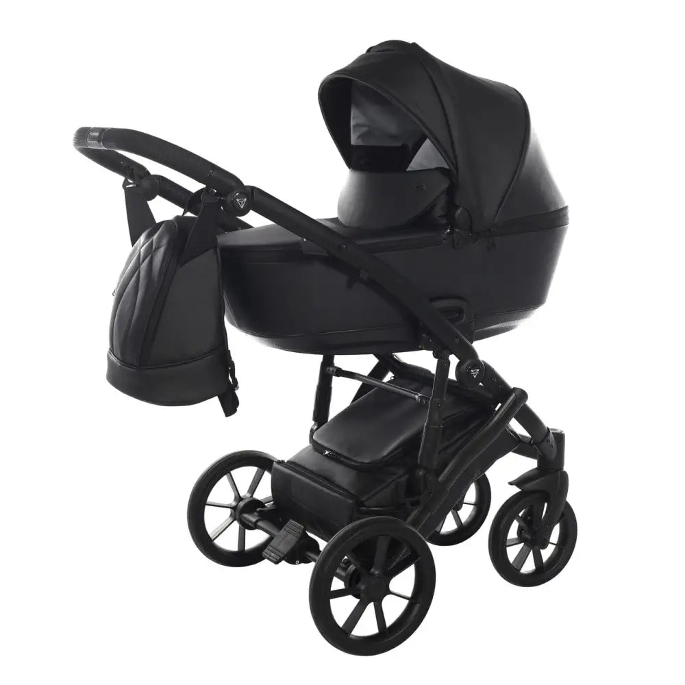 Junama Space Eco Leatherette 4 in 1 Travel System with Isofix - Black Junama