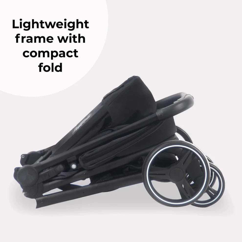 MB160 Plus Pushchair with Raincover - Black Leopard General My Babiie