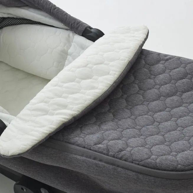 Mee-go Uno + Twin Pram Package - Pearl Grey Mee-go
