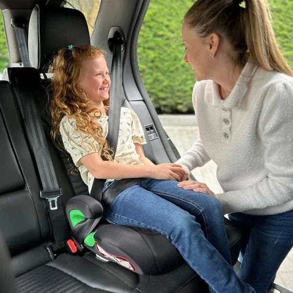 My Babiie i-Size Booster Max Car Seat - Black Quilted My Babiie