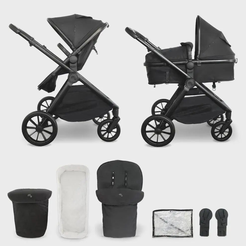 My Babiie MB220 2-in-1 Pramette – Black My Babiie