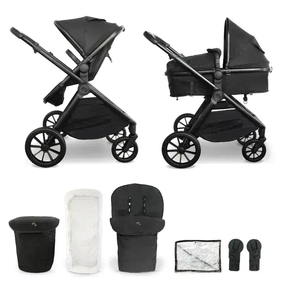 My Babiie MB220 2-in-1 Pramette – Black My Babiie