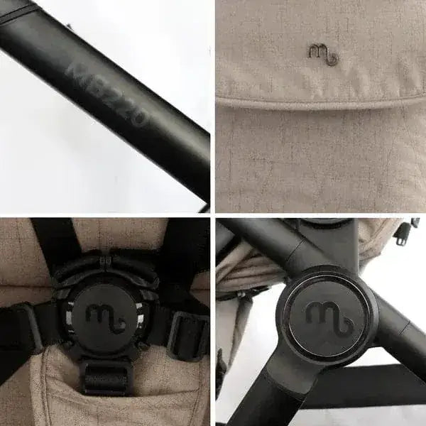 My Babiie MB220 3-in-1 Travel System with Car Seat – Mink My Babiie