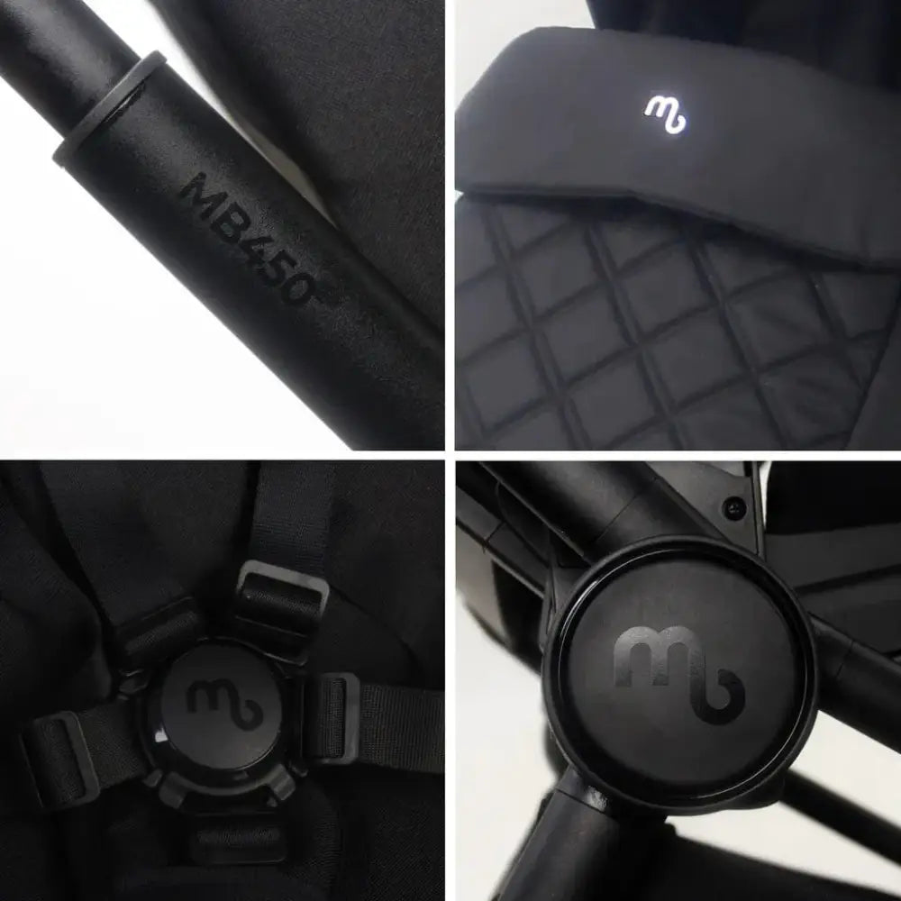 My Babiie MB450 forward and rear facing Pushchair - Black My Babiie