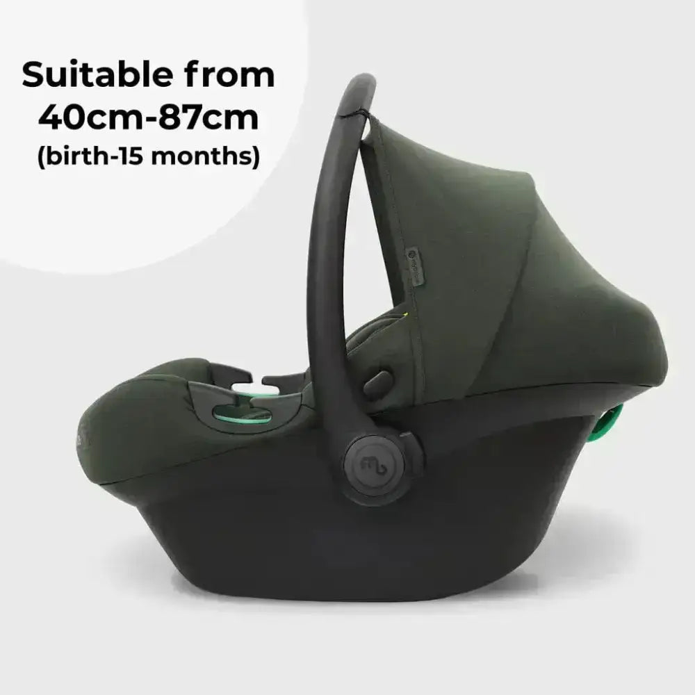 My Babiie My Babiie MB450 Luxe 3-in-1 Travel System with Isofix– Black
