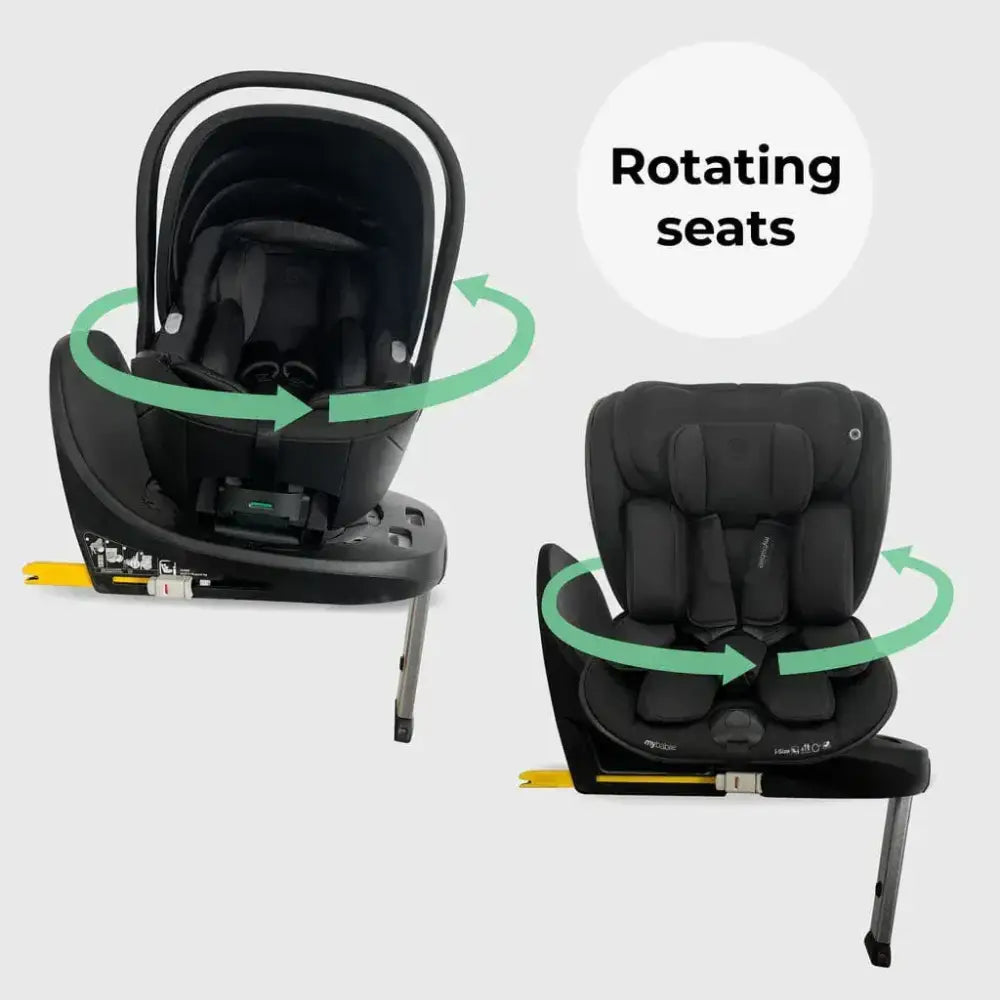 My Babiie MBCS05 Car Seat Family Bundle – Spin & Slide Technology My Babiie