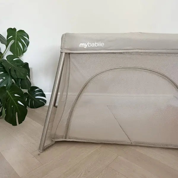 My Babiie MBTC2 Air-Light 2-in-1 Travel Cot with Bassinet – Ivory My Babiie