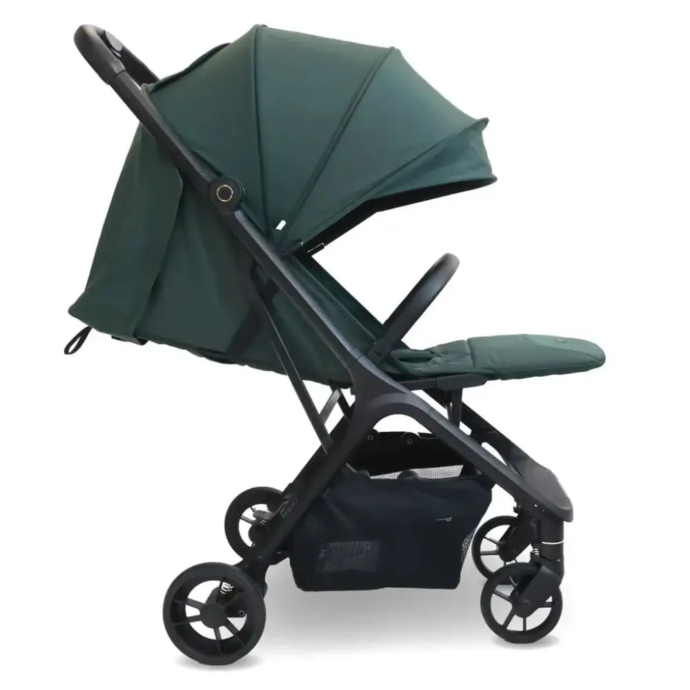 My Babiie MBx7 Plus Auto Fold Stroller - Green My Babiie