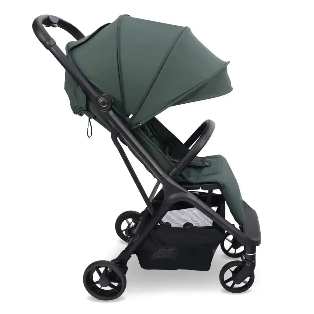 My Babiie MBx7 Plus Auto Fold Stroller - Green My Babiie