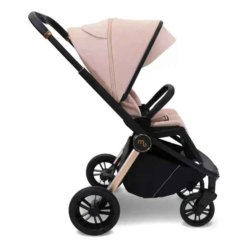 My Babiie Travel System 3 in 1 MB450 i-Size 360 Spin Car Seat with Isofix - Pastel Pink My Babiie