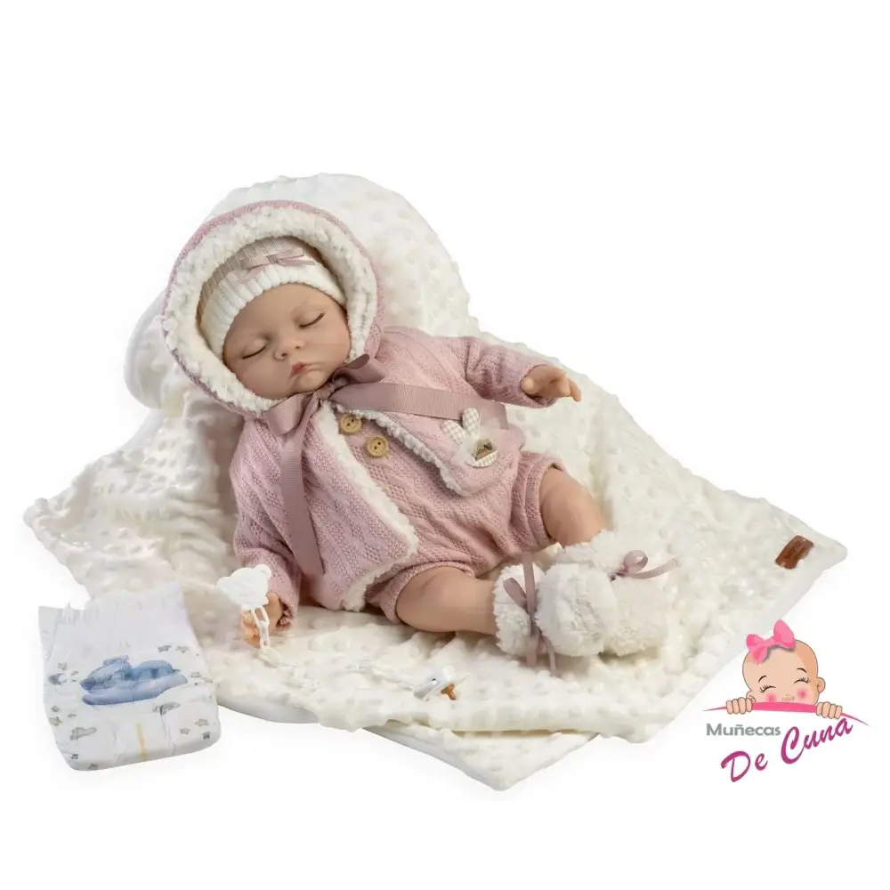 Newborn Re-Born Doll Alda De Cuna