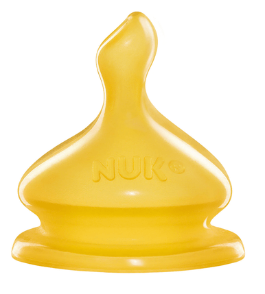 NUK First Choice Latex Teat 6-18m Medium 2Pk General nuk