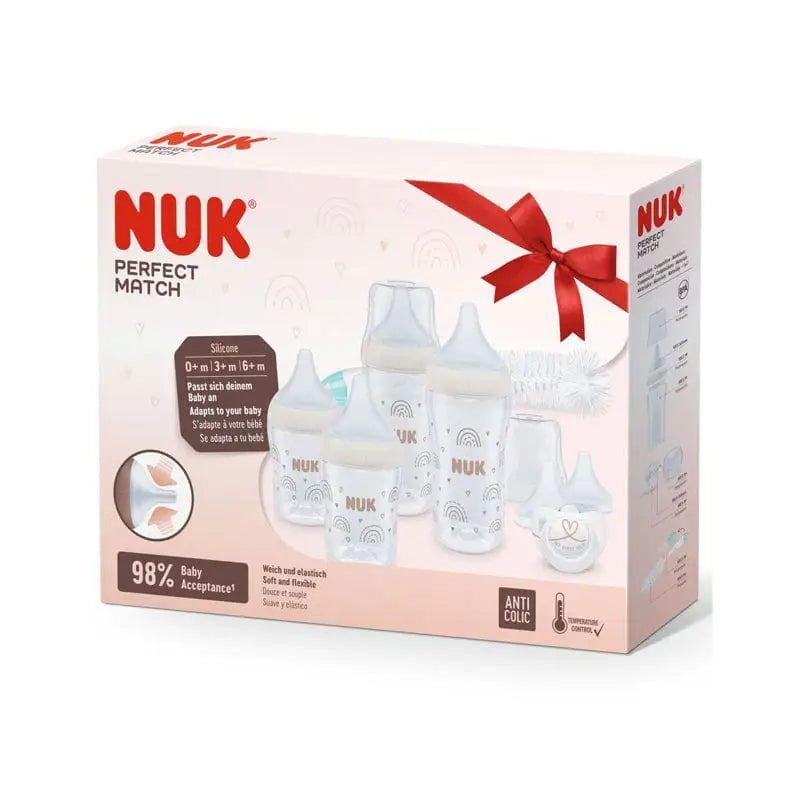 Nuk Perfect Match Temp Control Starter Kit - Rainbow's General nuk