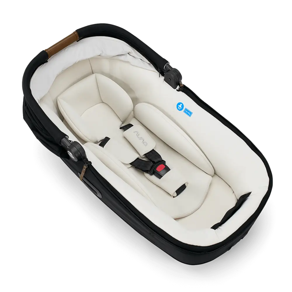 Nuna CARI Next Carrycot Car Seat & BASE next Rotating ISOFIX Bundle