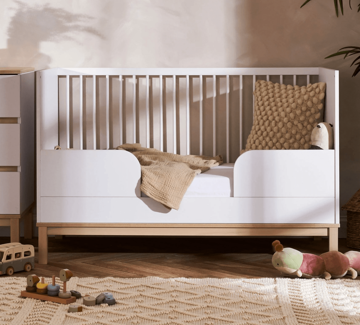 Obaby Astrid 3 Piece Nursery Room Set - White Obaby