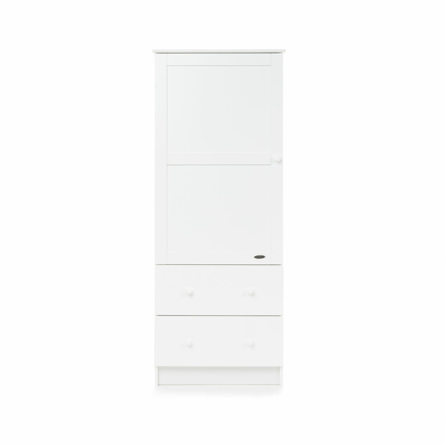 OBaby White Single Nursery Wardrobe Obaby