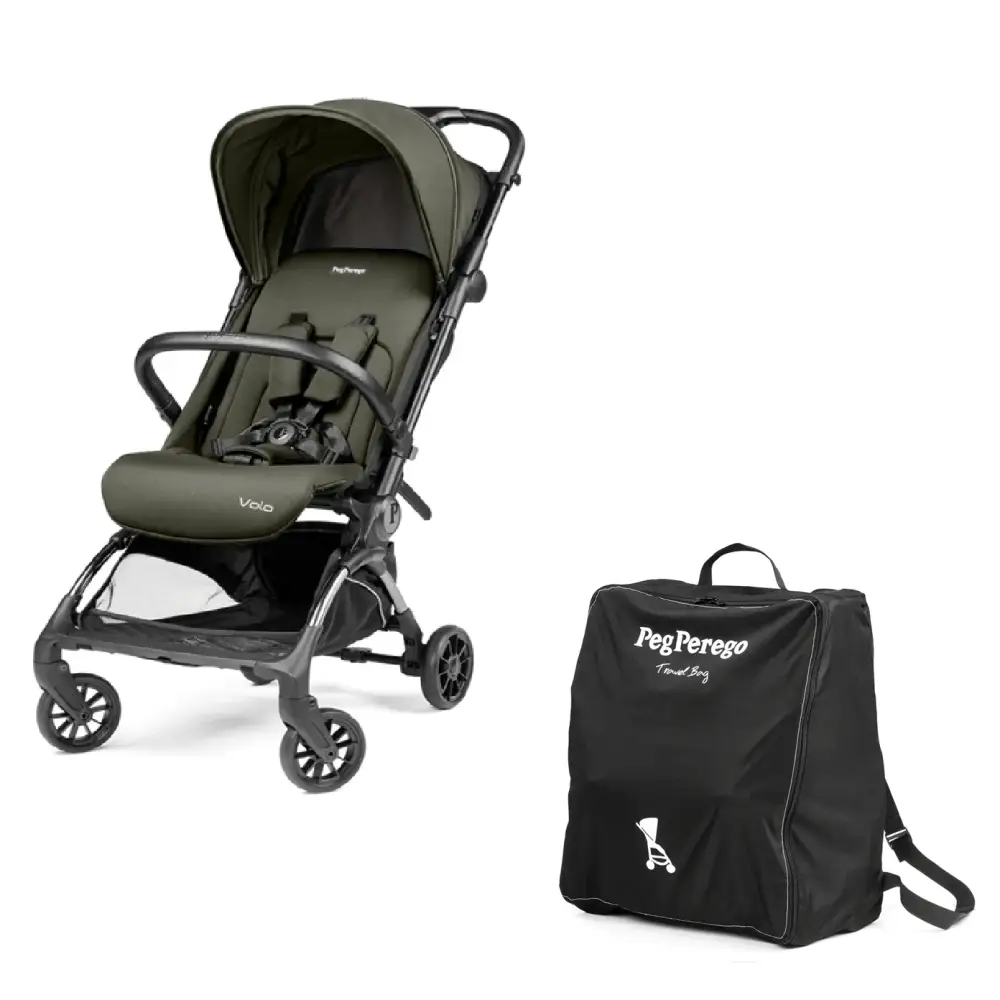 peg perego travel bag Peg Perego Volo Cabin Stroller Metal with Travel Bag – Baby Boutique UK