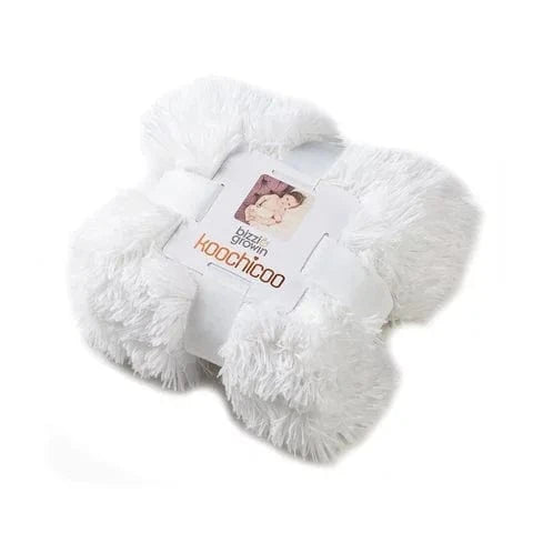 Pom Pom Blanket in White General bizzi growin