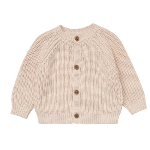 Rockabye Baby Cream "Hello" Cardigan General rock a bye baby